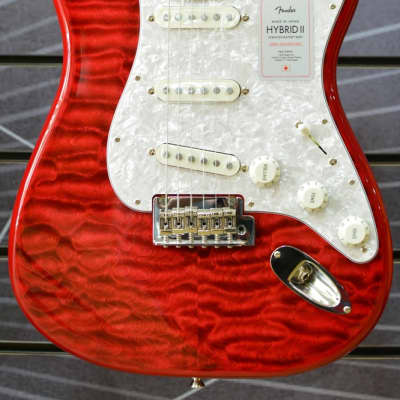ギター Fender Hybrid II Stratocaster Red Beryl Fender 2024 Collection Made in Japan Hybrid II Stratocaster