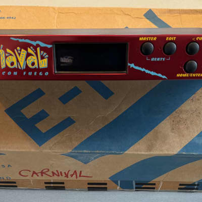 E-MU Systems Carnaval 'Jugando Con Fuego' Rackmount 32-Voice Synthesizer 1997 - Red