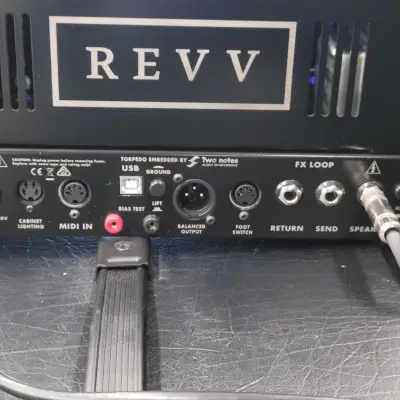 REVV G20 2-Channel 20-Watt Guitar Amp Head with Reactive Load and Virtual Cabinets With Matching 1x12 Cab image 11