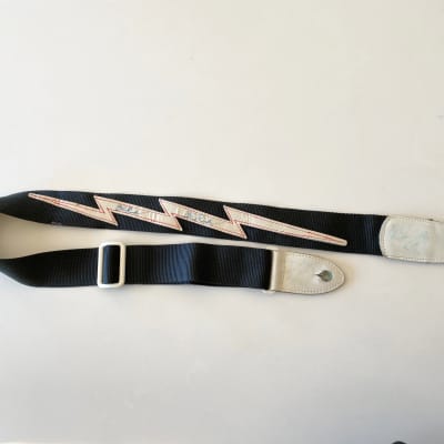 1980s Levy's Lighting Guitar Strap with Autographs! BC Rich image 10