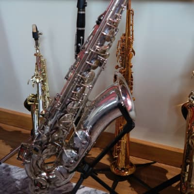 Rampone Cazzani R1 tenor saxophone Italy 1980s - silver Plating image 11