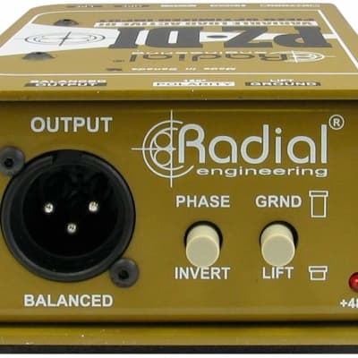 Radial PZDI 1-Channel Passive Piezo-Optimized Direct Box Instrument DI with Adjustable Load image 4