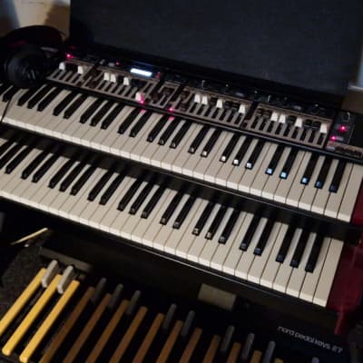 Nord C2D Dual 61-Key Manual Combo Organ 2012 - 2019 - Black with Wood Sides - plus 27 note pedalboard