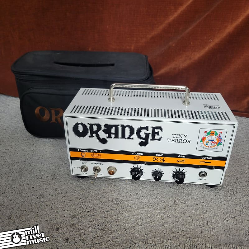 Orange Tiny Terror Head 15W Tube Guitar Head w/ Case Used
