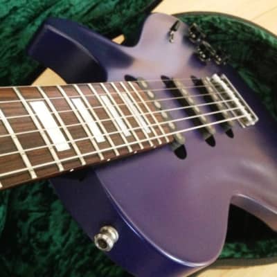 1993 Edwards by ESP Gothic Purple LP Shaped Superstrat Guitar w Premium USA Hardshell Case MIJ Japan image 9
