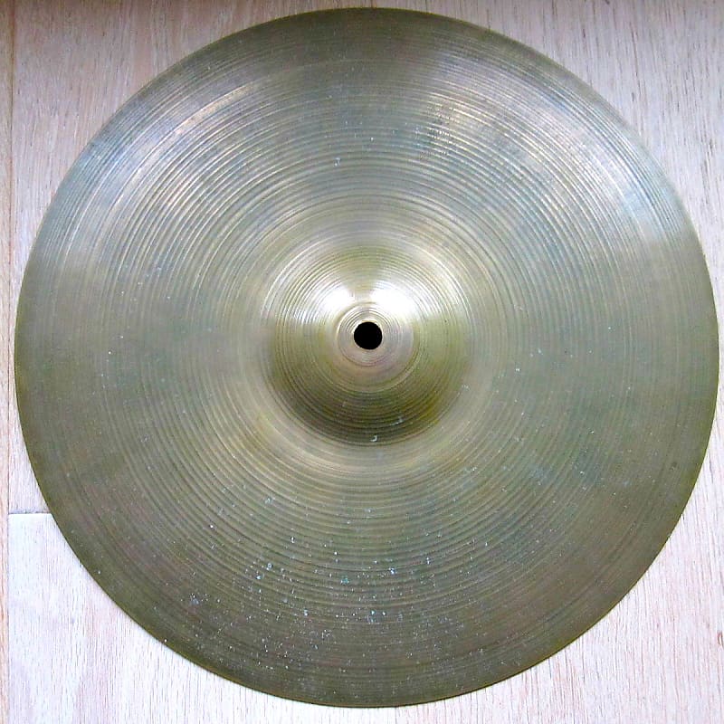 14" Zildjian Avedis Thin Hihat Cymbal 1960s image 1