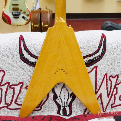 Gibson Custom Shop 1958 Korina Flying V Reissue Natural (Black Pickguard) image 11