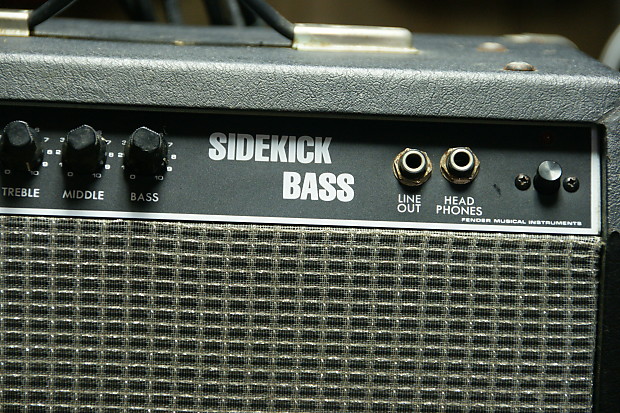 Fender sidekick 100 BASS シリアル000001 I needs expert advice - push a Fender sidekick 100 with my
