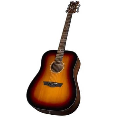 Dean Guitars AXS Prodigy Acoustic Electric Guitar Pack, Tobacco Sunburst with Deluxe Gigbag, Clip-On Tuner, Strap, 4x Picks image 3