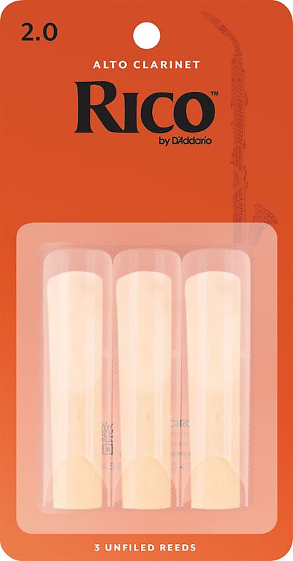 D'Addario RDA0320 - Anches clarinette alto, force 2.0, boîte de 3 image 1