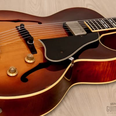 1970s T. and Joodee JP-100 Vintage Archtop L-4C-Style Shiroh Tsuji w/ Dimarzio PAF, Japan image 7