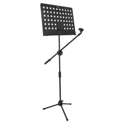 Cahaya CY0194-1 Adjustable Metal Music Stand, 2 in 1 Double Cahaya CY0194-1 Adjustable Metal Music Stand, 2 in 1 Double