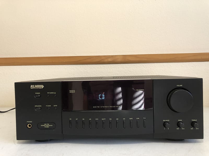 KLH R3100 Receiver HiFi Stereo AM/FM Tuner Vintage 2 Channel Home Audio Dolby image 1