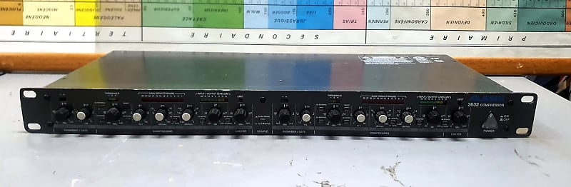 Alesis 3632 Dual-Channel Compressor / Limiter / Gate 2000s - Black image 1