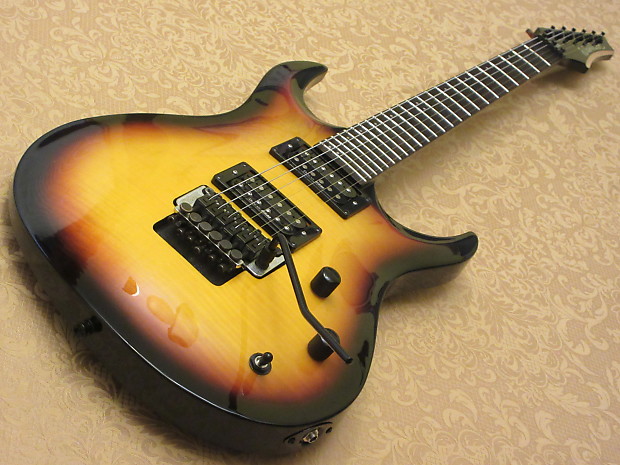 Washburn XM DLX-FR Flamed Tobacco Burst