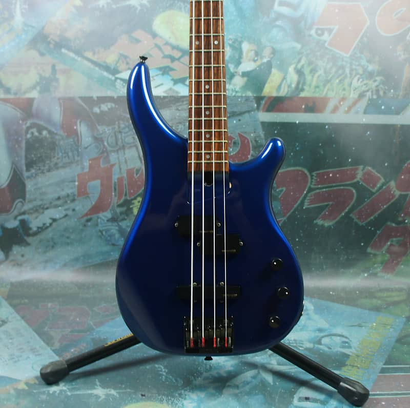 Fernandes Revolver Bass FRB-55 1990's Blue Medium Scale MIJ