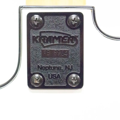 Kramer Ferrington Acoustic-Electric Bass Guitar with Case - White image 5