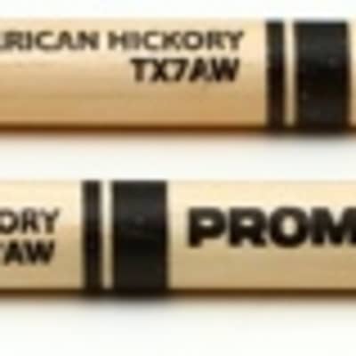 Promark Classic Forward Drumsticks - Hickory - 7A - Wood Tip image 1
