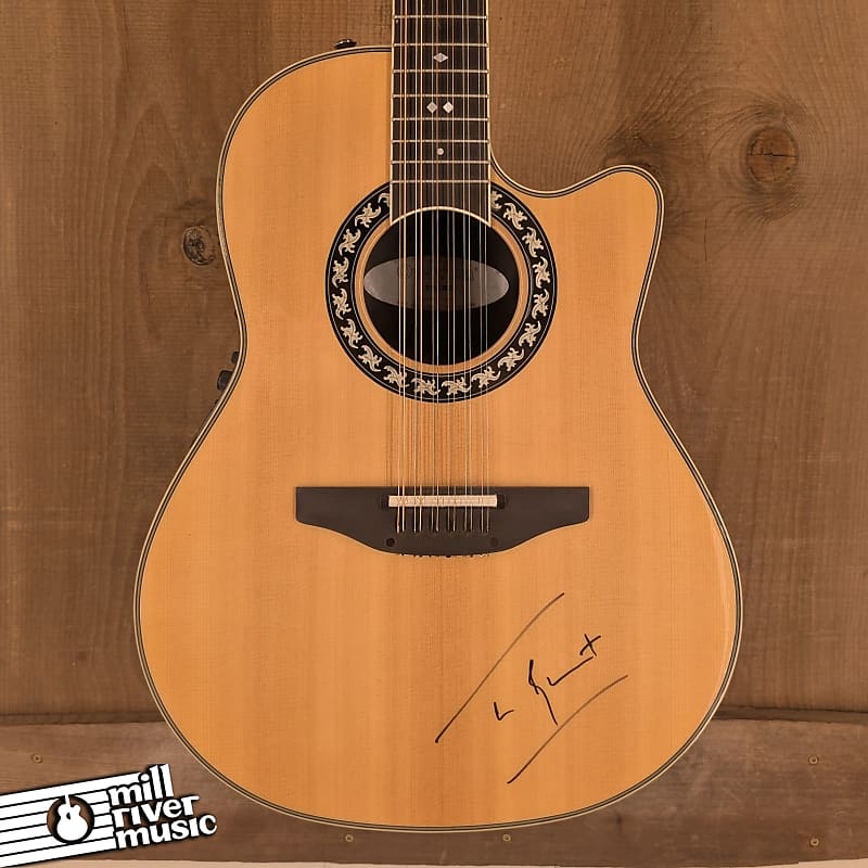 Ovation 6756AX 12-String Acoustic Signed by James Blunt Used