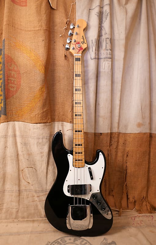 Fresher Jazz Bass 1970's - Black image 1