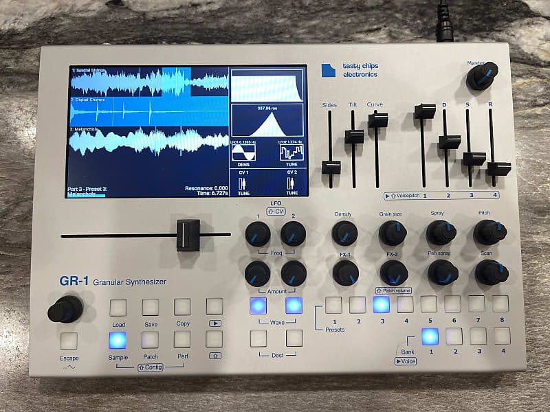 Tasty Chips GR-1 Granular Synthesizer Desktop Module -Silver | Reverb