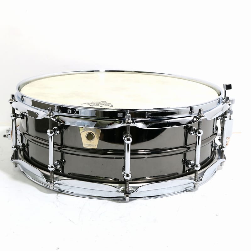 Ludwig LB416T Black Beauty 5x14" Brass Snare Drum with Tube Lugs image 1