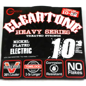 Cleartone 9520 Dave Mustaine Coated Electric Guitar Strings - Light Top Heavy Bottom (10-52)