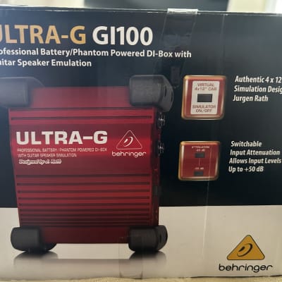 Behringer Ultra-G GI100 Battery / Phantom Powered DI Box 2001 - Present - Standard image 1