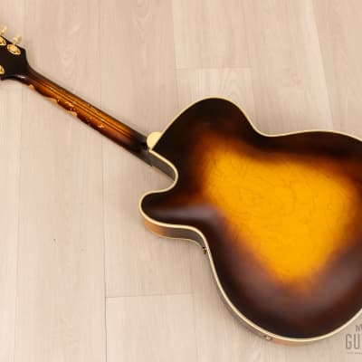 1955 Epiphone Zephyr Deluxe Regent Vintage Archtop Sunburst, Collector-Grade w/ Case image 15