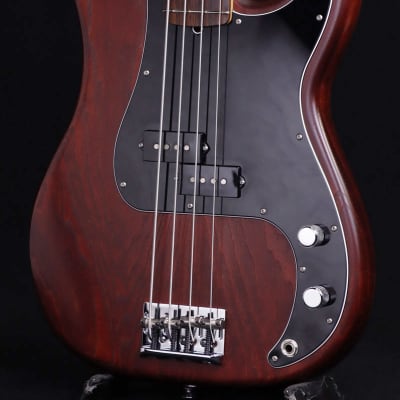 Fender USA American Standard Ash Stain Precision Bass Wine Red  (S/N:US12024894) (06/30) | Reverb UK