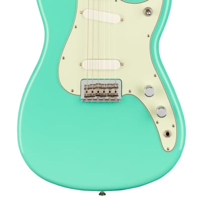 Fender Player Duo Sonic Pau Ferro Fingerboard Electric Guitar Sea Foam Green image 4