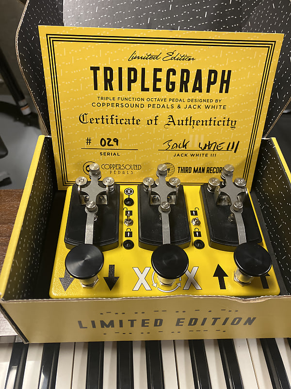 Coppersound Pedals Triplegraph by Jack White Limited Edition 2020 - Yellow image 1