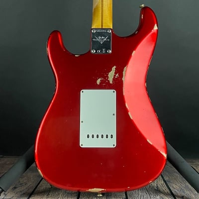 Fender Custom Shop '58 Stratocaster, Relic- Faded Aged Candy Apple Red (7lbs 9oz) image 2
