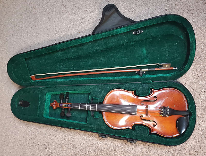 Vintage William Lewis & Son Violin Model 100 1/2 w/ Bow & | Reverb