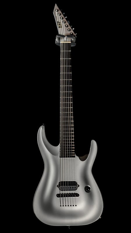 ESP Custom Shop Horizon 7-String Baritone - Silver Satin