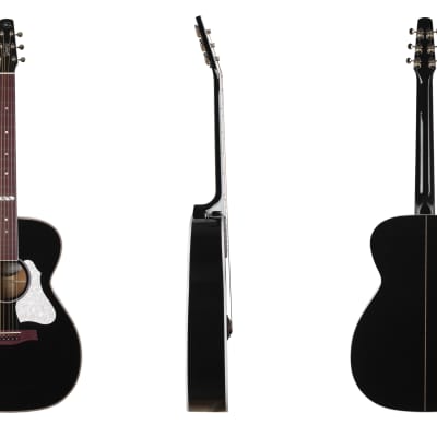 Seagull Artist Limited Tuxedo Black EQ Acoustic Guitar w/Bag for sale