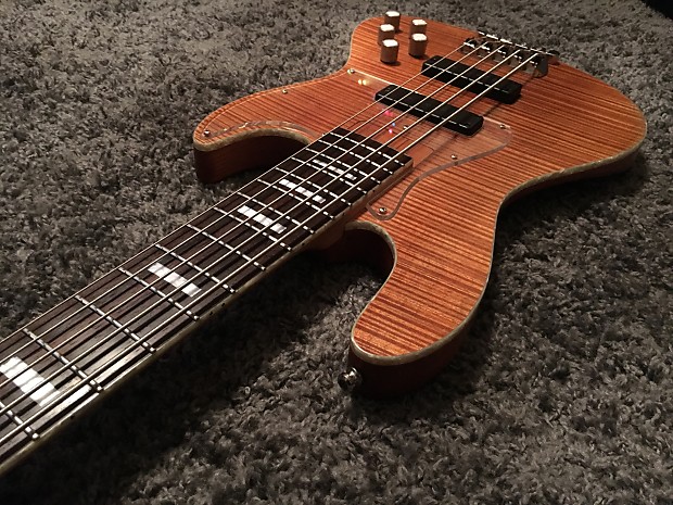 ベース Bacchus Strong 5 ext-36 Bacchus STRONG 36 Super Jazz Bass 5 String Flame Top