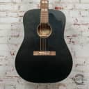 Recording King Dirty 30's Series 7 RDS-7 Dreadnought Acoustic Guitar Black