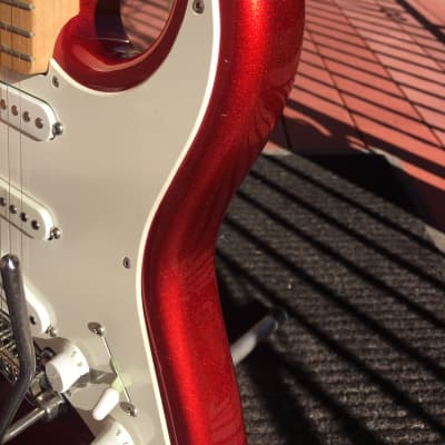 1995 G&L Fullerton Signature Stratocaster  RARE Candy Apple Red - 1st Year of issue #110 image 3