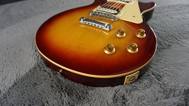 Burny FLG-70 Les Paul - Sunburst Japan Electric Guitar | Reverb