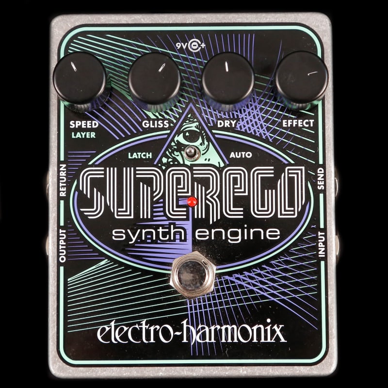 New Electro-Harmonix EHX Superego Polyphonic Synth Engine Guitar