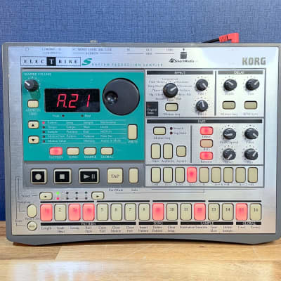 [Very Good] Korg Electribe-S ES-1 Rhythm Production Sampler - Silver