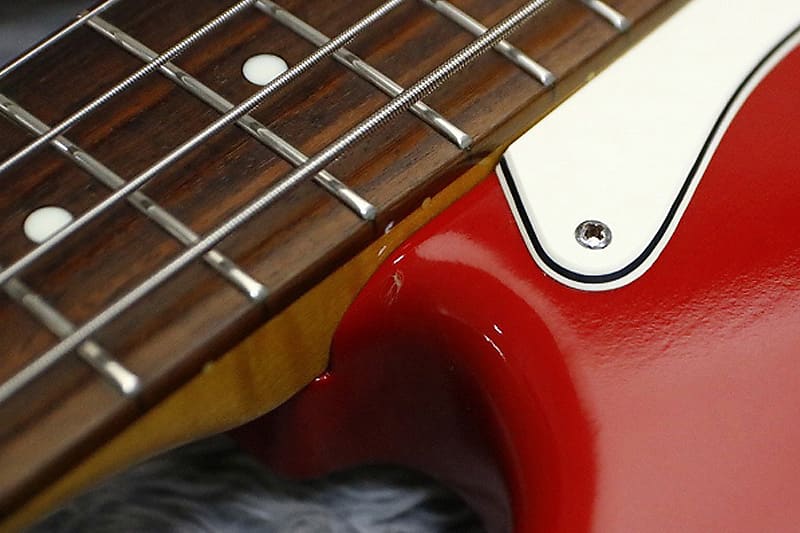 ESP Edwards Jazz Bass E-JB-93R/LT Trino Red Duncan Pickups Made in 