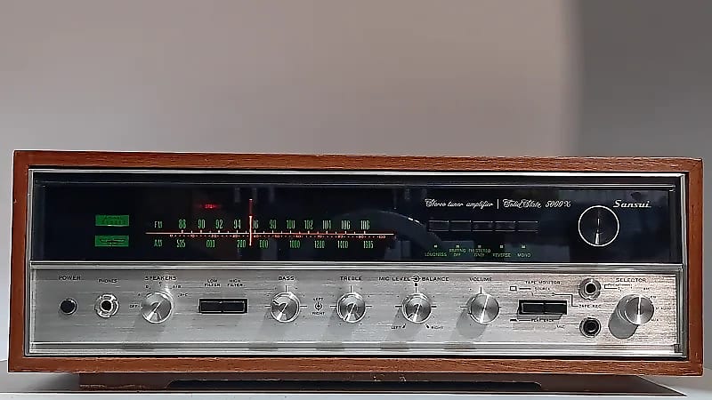 EXCELLENT SANSUI 5000X VINTAGE RECEIVER - ALL NEW LIGHTS, | Reverb