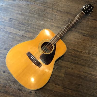 YAMAHA FG-200J Acoustic Guitar Mid 1970s Made in Japan