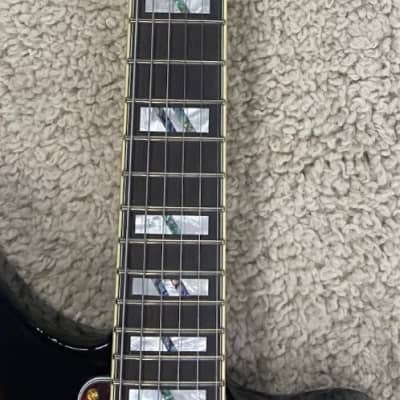 D'Angelico Deluxe Bedford SH Electric Guitar w/Case, Black DADBEDSHSBKGS image 7