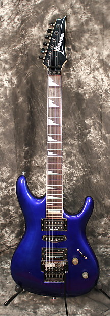 1990 Ibanez 540R LTD Radius MIJ Jewel Blue Electric Guitar W/Case