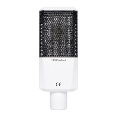 Lewitt LCT 240 PRO Cardioid Condenser Recording Studio Microphone, White image 7