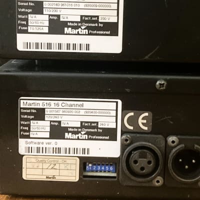 Martin 8 ch 2308 Controller AND 16 ch 516 Dimmer-Controller (both units) - AS IS image 12