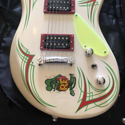 Lace Rat Fink Big Daddy Ed Roth guitar 2002 white image 1